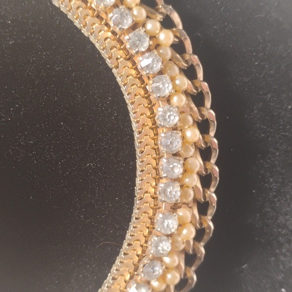 Vintage Reinad Gemstone Necklace Choker - Picture 5 of 9